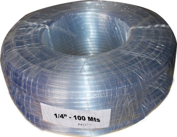 (W8) MANGUERA TRANSPARENTE P/NIVEL 5/16 X 100 MTS (*)